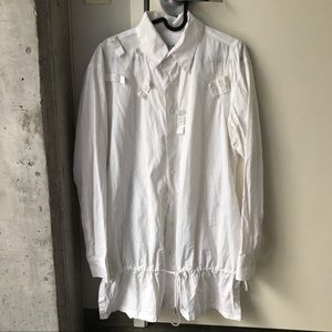 Y-3 white button up
